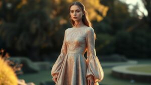 Model Baju Gamis Brokat Terbaru Modern dan Mewah