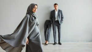 Paduan Warna Abu-Abu Untuk Jilbab, Celana, Rok, dan Sepatu
