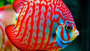 Ikan discus dengan warna dan pola yang menawan Ikan discus dengan warna dan pola yang menawan
